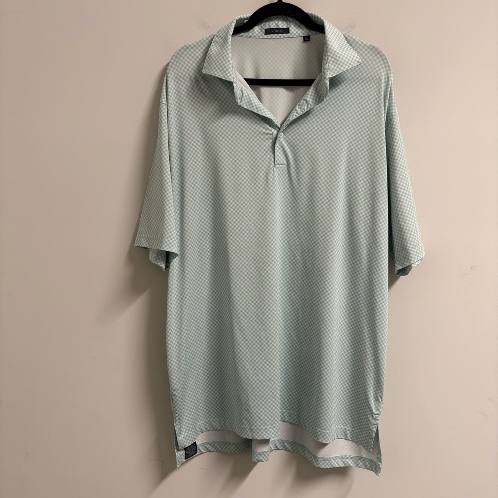 Turtleson Performance Golf Polo Belfair Light‎ Blue Size XL